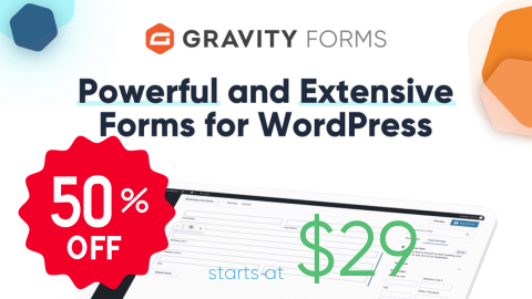 Gravity Forms Unleashes a 50% OFF Extravaganza