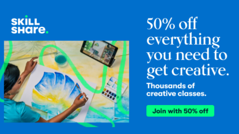 Skillshare's 50% Off Sale - Elevate Your Learning Journey!