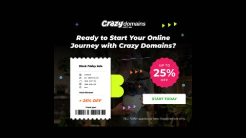 Crazy Domains Black Friday Sale