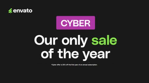 Envato Elements Cyber Sale 2025 Unlimited Templates, Graphics & Creative Assets for Designers, YouTubers, & Web Developers