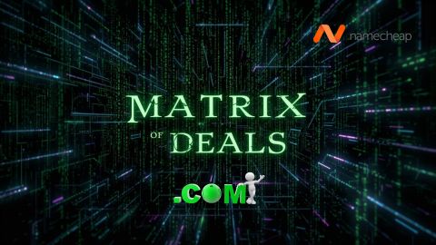 Namecheap Black Friday Matrix of Deals